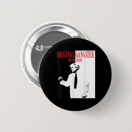 Donald Trump für Präsident 2024 Shirt Original Gan Button (Vorne & Hinten)