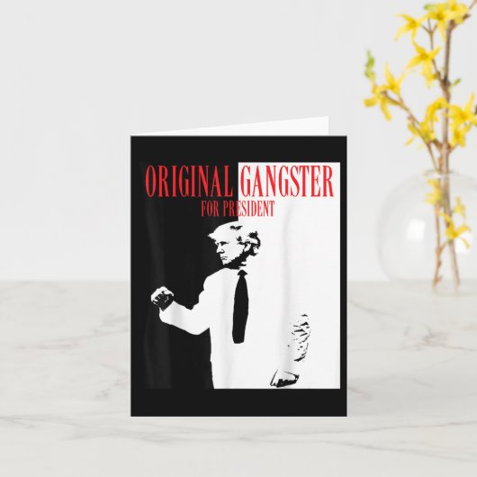 Donald Trump für Präsident 2024 Shirt Original Gan Karte (Gelbe Blume)