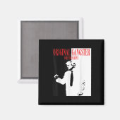 Donald Trump für Präsident 2024 Shirt Original Gan Magnet (Vorderseite/Rückseite)