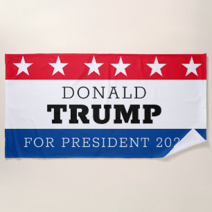 Donald Trump für Präsident 2024 Strandtuch