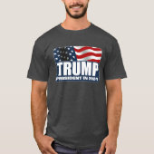 Donald Trump für Präsident 2024 T-Shirt (Vorderseite)