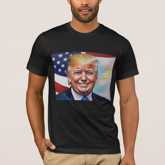 Donald Trump für Präsident 2024 T-Shirt (Vorderseite)