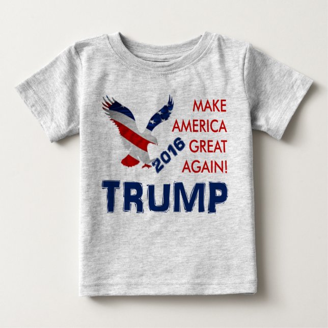 Donald Trump für Präsident Baby T-shirt (Vorderseite)