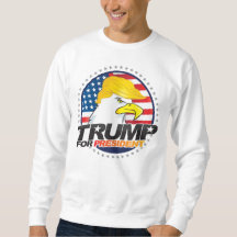 Donald Trump für Präsident Eagle Hair Sweater