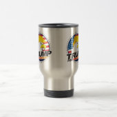 Donald Trump für Präsident Eagle Travel Mug Reisebecher (Mittel)