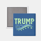 Donald Trump für Präsident Magnet (Vorderseite/Rückseite)