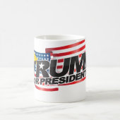 Donald Trump für Präsident (mit Haar) Tasse (Mittel)
