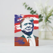 Donald Trump für Präsident Postkarte (Stehend Vorderseite)