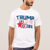 Donald Trump für Präsident T-Shirt (Vorderseite)