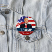 Donald Trump für Präsidenten 2016 3 Zoll rundes Button (Beispiel)