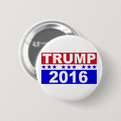 Donald Trump für Präsidenten 2016 Button (Vorne & Hinten)