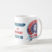 Donald Trump für Präsidenten 2016 Kaffeetasse (VorderseiteRechts)
