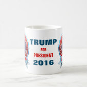 Donald Trump für Präsidenten 2016 Kaffeetasse (Mittel)