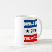 Donald Trump für Präsidenten 2016 Kaffeetasse (VorderseiteRechts)