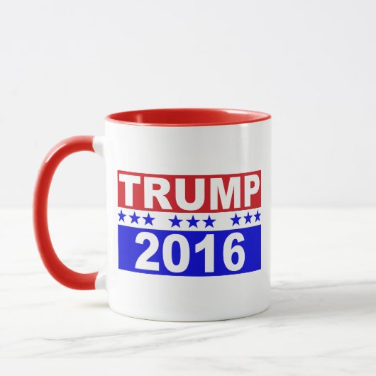 Donald Trump für Präsidenten 2016 Tasse (Links)
