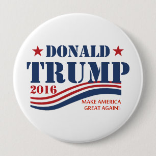 Donald Trump für Präsidenten Button