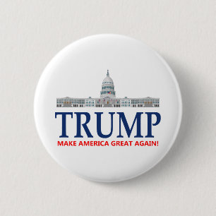 Donald Trump für Präsidenten Button