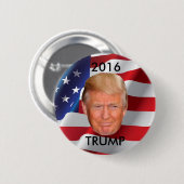 Donald Trump für Präsidenten im Jahre 2016 Button (Vorne & Hinten)