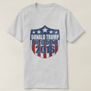 Donald Trump für Präsidenten Shield T-Shirt