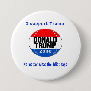 Donald Trump für Präsidentenschaltflächen Button