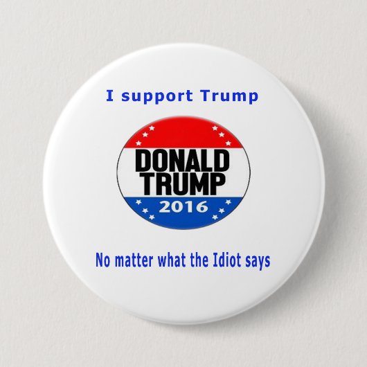Donald Trump für Präsidentenschaltflächen Button (Vorderseite)