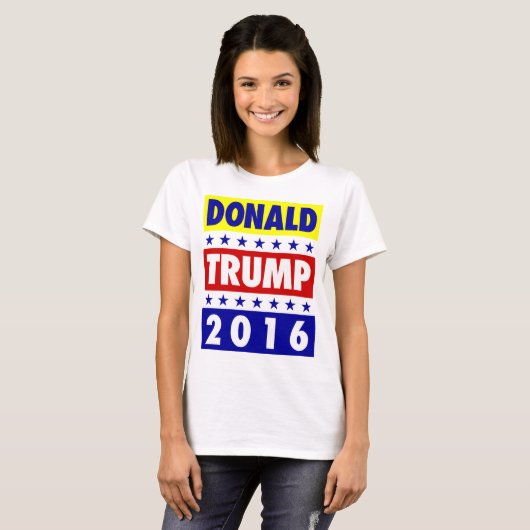 Donald Trump für T-Shirt 3 Präsidenten-2016 Frauen (Vorne ganz)