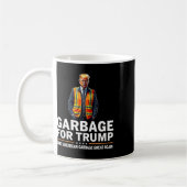 Donald Trump Garbage Orange Reflection Safety Vest Kaffeetasse (Links)