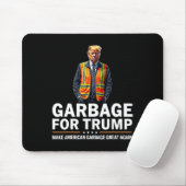 Donald Trump Garbage Orange Reflection Safety Vest Mousepad (Mit Mouse)