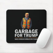 Donald Trump Garbyge Orange Reflektive Safety Vest Mousepad (Mit Mouse)