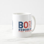Donald Trump "Geborener Republikaner" Kaffeetasse (VorderseiteRechts)