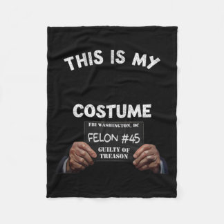 Donald Trump Gefängnis Halloween-Kostüm Fleecedecke