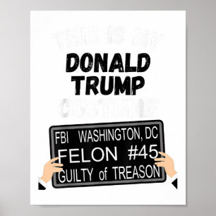 Donald Trump: Gefängnisstrafe für Trump Poster