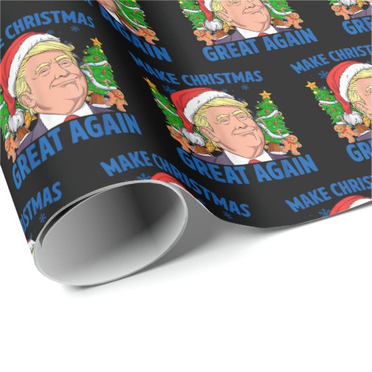 Donald Trump Geschenkpapier (Rolleneckpunkt)