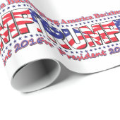 Donald Trump Geschenkpapier (Rolleneckpunkt)