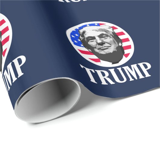 Donald Trump Geschenkpapier (Rolleneckpunkt)