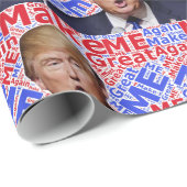 Donald Trump Geschenkpapier (Rolleneckpunkt)