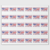 Donald Trump Geschenkpapier (Flach)