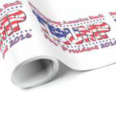 Donald Trump Geschenkpapier (Rolleneckpunkt)