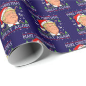 Donald Trump Geschenkpapier (Rolleneckpunkt)