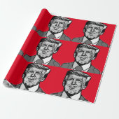 DONALD TRUMP GESCHENKPAPIER (Ungerollt)