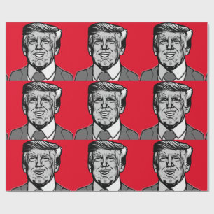 DONALD TRUMP GESCHENKPAPIER