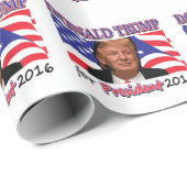 Donald Trump Geschenkpapier (Rolleneckpunkt)