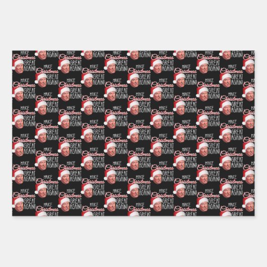 Donald Trump Geschenkpapier Set (Vorderseite 2)