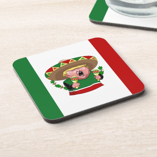 Donald Trump Getränkeuntersetzer (Linke Seite)