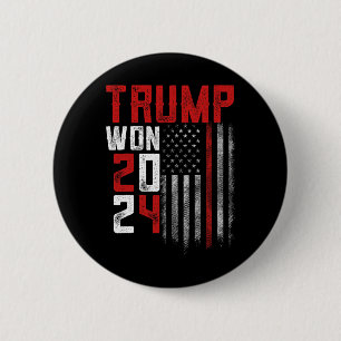 Donald Trump gewann die Amtseinführung der Wahl 20 Button