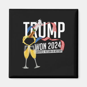 Donald Trump gewann die Amtseinführung der Wahl 20 Magnet