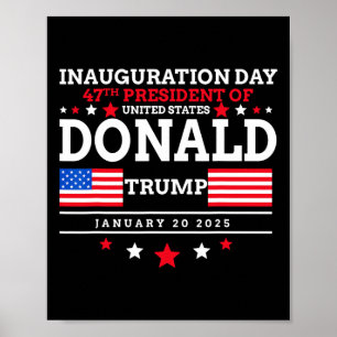 Donald Trump gewann die Amtseinführung der Wahl 20 Poster