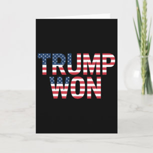 Donald Trump gewann die Wahl 2024 Republikanischer Karte