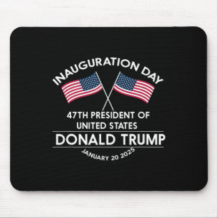 Donald Trump gewann Männer zur Amtseinführung 2024 Mousepad