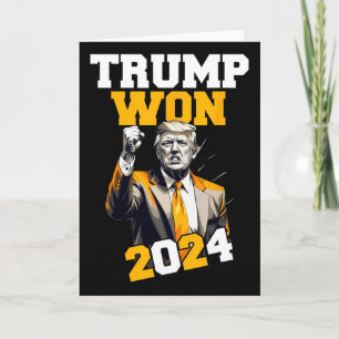 Donald Trump gewann Männer zur Amtseinführungswahl Karte